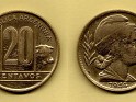 20 Centavos Argentina 1944 KM# 42. Subida por concordiense
